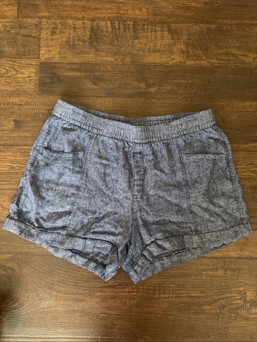 Old Navy Heathered Navy Shorts